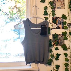 NWT light blue brandy conner tank